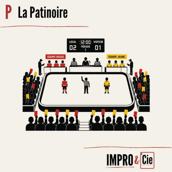Match d’improvisation | Comment se déroule une soirée d’impro ? 2 patinoire de match d'improvisation