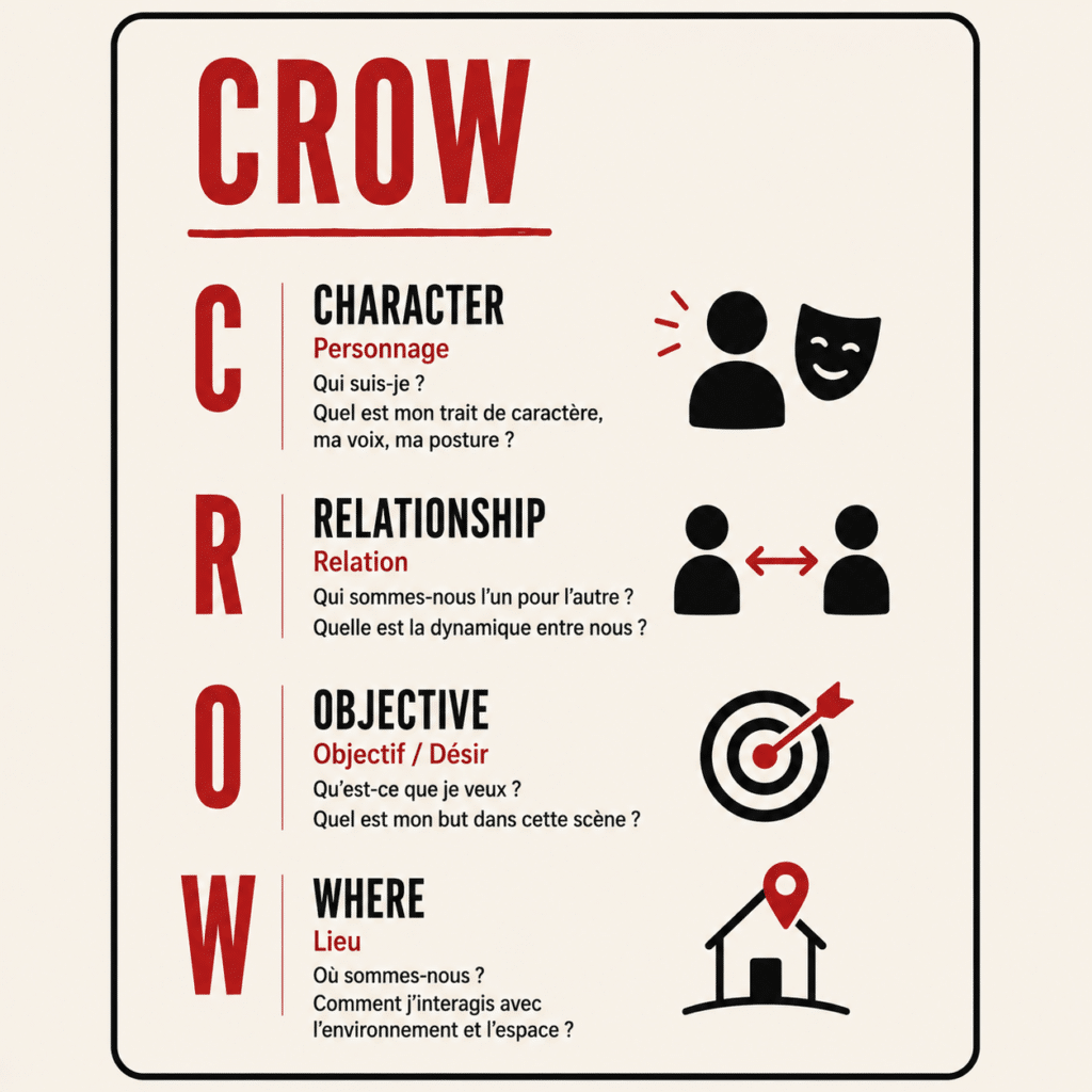 5 outils mnémotechniques incontournables pour structurer tes improvisations 5 CROW