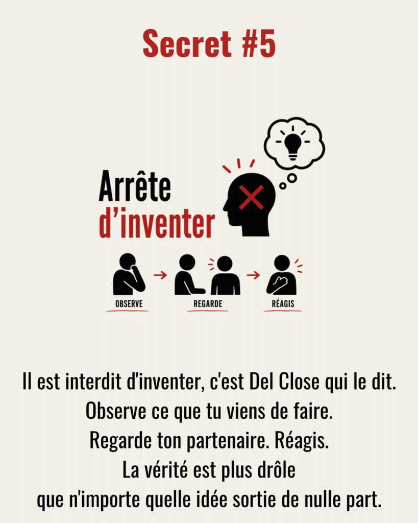 Impro | Libère ton jeu sur scène 5 Secret 5